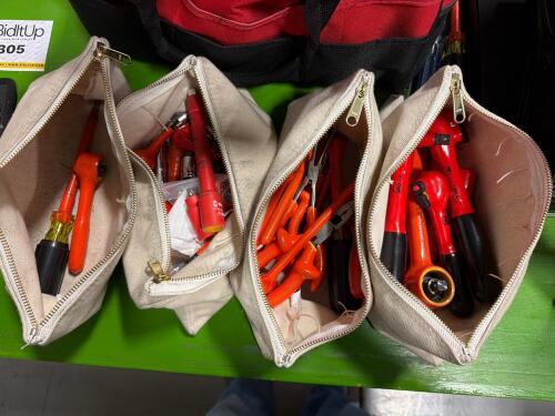 High voltage insulated tool set with bag Wiha/Cementex