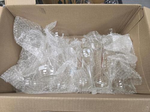 Shimadzu Plasma Spectrometer -Box of Misc. Glass Volumetric Flasks