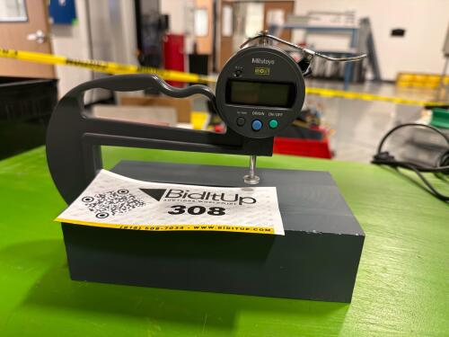 Mitutoyo Digimatic Absolute Thickness Gage and Fowler 6" Economy Digital Caliper