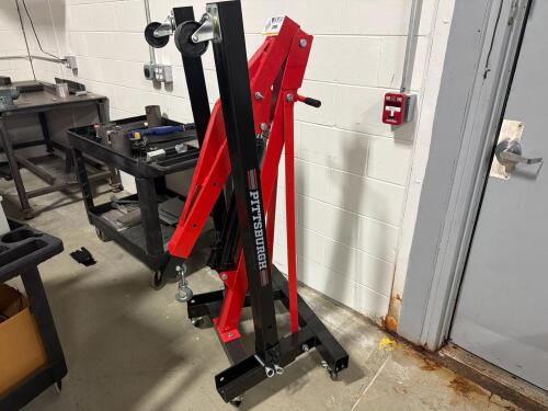 Pittsburgh 1 Ton Capacity Foldable Shop Crane