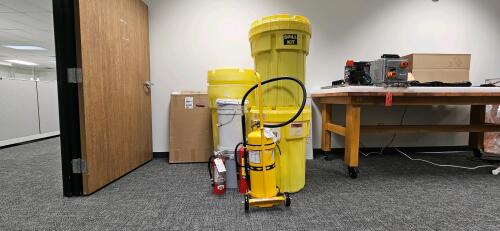 Amerex Combustible Metals Fire Extinguisher, w/ Spill Kit Containers, Fire Extinguishers