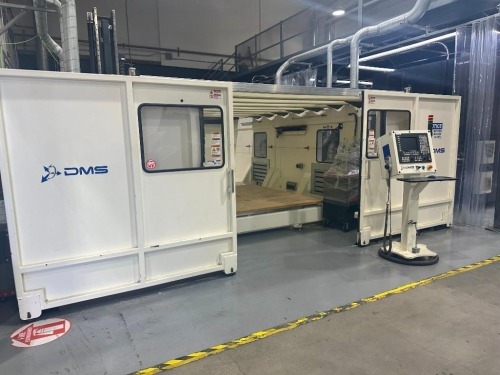 2021 DMS 5U6-8-15-60R/x Yellowstone 5 AXIS CNC GANGRY MILL/ ROUTER (5-axis foam/wood/aluminum milling). Equipped with Fagor 8055-M control, 8&rsquo;x15&rsquo;x4&rsquo; workspace, HSK a63 taper, and a 12 ATC