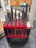(46) Assortment of HSK Tool Holders w/ Assorted Endmills, Facemills, Diamond Pattern Endmills