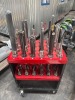 (46) Assortment of HSK Tool Holders w/ Assorted Endmills, Facemills, Diamond Pattern Endmills - 4