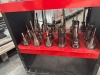 (46) Assortment of HSK Tool Holders w/ Assorted Endmills, Facemills, Diamond Pattern Endmills - 5