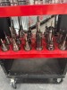 (46) Assortment of HSK Tool Holders w/ Assorted Endmills, Facemills, Diamond Pattern Endmills - 6