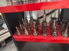 (46) Assortment of HSK Tool Holders w/ Assorted Endmills, Facemills, Diamond Pattern Endmills - 9