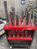 (46) Assortment of HSK Tool Holders w/ Assorted Endmills, Facemills, Diamond Pattern Endmills - 10