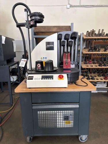 Haimer Shrink Fit Power Clamp Comfort Machine NG, Intelligent NG Coil, 3-Station Rotary Table