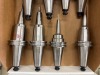 (8) Assorted Diameter Haimer Shrink Fit CT40 Tool Holders Includes Assorted Endmills - 2