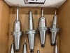 (8) Assorted Diameter Haimer Shrink Fit CT40 Tool Holders Includes Assorted Endmills - 3