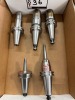 (5) Assorted Diameter Haimer Shrink Fit CT40 Tool Holders