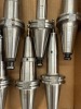 (8) Assorted Diameter Haimer Shrink Fit CT40 Tool Holders Includes Assorted Endmills - 3