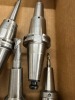 (7) Assorted Diameter Haimer Shrink Fit Tool Holders Includes Assorted Endmills - 3