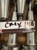 (8) Assorted Diameter Haimer Shrink Fit Tool Holders Includes Assorted Endmills for DMG CMX1100 - 2