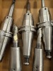 (8) Assorted Diameter Haimer Shrink Fit Tool Holders Includes Assorted Endmills for DMG CMX1100 - 3