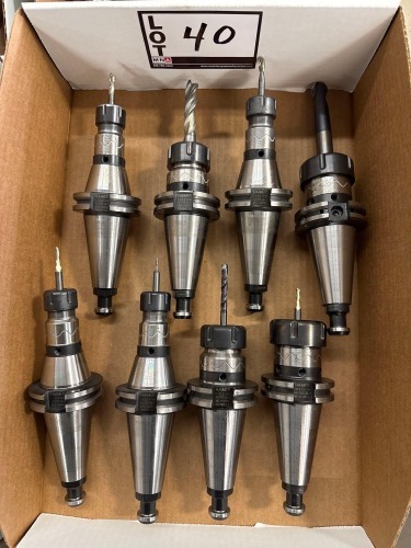 (8) Haimer Assorted Diameter Collet Chuck CT40s for DMG CMX 1100