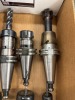 (8) Haimer Assorted Diameter Collet Chuck CT40 Tool Holders for DMG CMX 1100 - 4