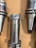 (4) Assorted CT40 Tool Holders Includes Facemills and Boring Bar - 4