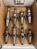 (8) Haimer Assorted Capacity Collet Chuck CT40 Tool Holders