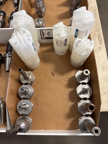 (8) Assorted HSK Shrink Fit Tool Holders
