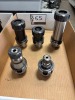 (6) Assorted Collet Chuck HSK Tool Holders