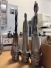 (6) Assorted HSK Shrink Fit Tool Holders w/ Assorted Endmillls - 4