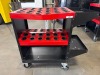 Huot 24 Station Tool Holder Rolling Cart - 2