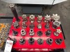 Hout Toolscoot Rolling Cart Includes: (48) CT-40 Tool Holders, Assorted Face Milling Cutters - 2