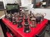 Hout Toolscoot Rolling Cart Includes: (48) CT-40 Tool Holders, Assorted Face Milling Cutters - 3