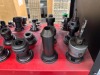Hout Toolscoot Rolling Cart Includes: (48) CT-40 Tool Holders, Assorted Boring Heads, Right Angle Head, Endmills, & Spade Drills *Located in City of Industry, CA* - 9