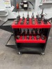 Hout Toolscoot Rolling Cart Includes: (48) CT-40 Tool Holders, Assorted Boring Heads, Right Angle Head, Endmills, & Spade Drills *Located in City of Industry, CA* - 10