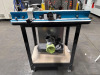 Bosch Router with Rockler Pro Lift Router Lift Table - 4