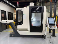 2019 DMG Mori CMXU 50 (5-axis, metal milling CNC). With Celos control and 12K RPM,