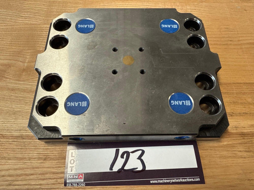 Lang 45400 Quick Point 96 Single Plate 192 x 156 x 27 mm, with bores 150 x 100 / 50 mm and Clamping