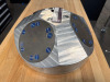 (3) Lang 45800 Quick Point Round Plate, 176 x 27mm w/ 3 Sided Pyramid - 3