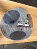 (3) Lang 45800 Quick Point Round Plate, 176 x 27mm w/ 3 Sided Pyramid - 4