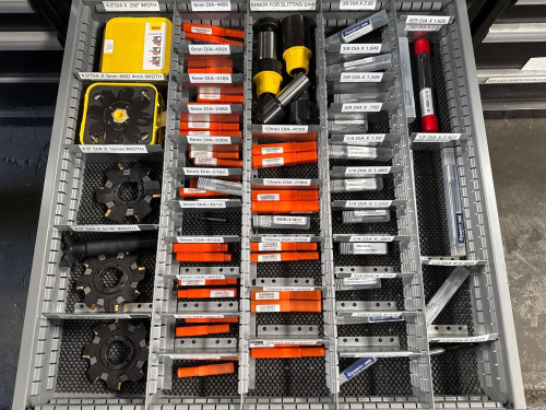 Assortment of Insert Slitting Saws, Carbide Lollipop Cutters