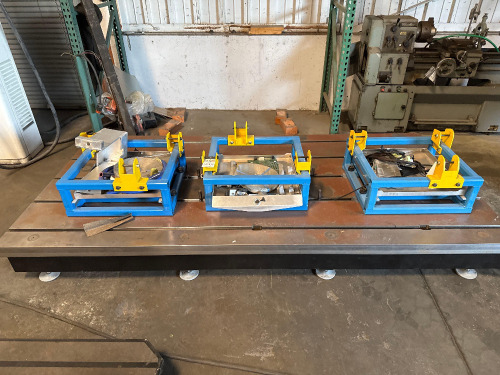 10&rsquo; x 5&rsquo; x 12 3/8&rdquo; Steel Layout Table