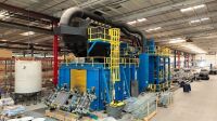 Complete 2015 Blastec Surface Preparation Line (Installed & Under Power) - 15' Wide Exit &ndash; Shot Blast, Peen & Paint Strip - 6