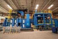 Complete 2015 Blastec Surface Preparation Line (Installed & Under Power) - 15' Wide Exit &ndash; Shot Blast, Peen & Paint Strip - 7