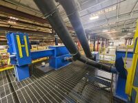 Complete 2015 Blastec Surface Preparation Line (Installed & Under Power) - 15' Wide Exit &ndash; Shot Blast, Peen & Paint Strip - 12