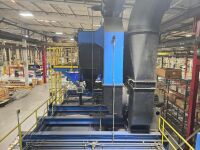 Complete 2015 Blastec Surface Preparation Line (Installed & Under Power) - 15' Wide Exit &ndash; Shot Blast, Peen & Paint Strip - 13