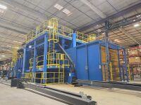 Complete 2015 Blastec Surface Preparation Line (Installed & Under Power) - 15' Wide Exit &ndash; Shot Blast, Peen & Paint Strip - 19