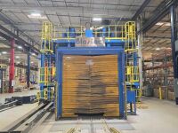 Complete 2015 Blastec Surface Preparation Line (Installed & Under Power) - 15' Wide Exit &ndash; Shot Blast, Peen & Paint Strip - 20