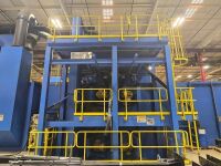 Complete 2015 Blastec Surface Preparation Line (Installed & Under Power) - 15' Wide Exit &ndash; Shot Blast, Peen & Paint Strip - 24
