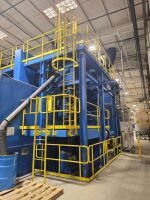 Complete 2015 Blastec Surface Preparation Line (Installed & Under Power) - 15' Wide Exit &ndash; Shot Blast, Peen & Paint Strip - 25