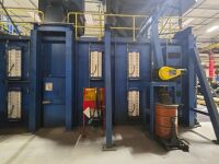 Complete 2015 Blastec Surface Preparation Line (Installed & Under Power) - 15' Wide Exit &ndash; Shot Blast, Peen & Paint Strip - 26