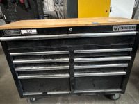 9 Drawer Yukon Tool Box Includes: Handtools, Aluminum Jaws and Drills