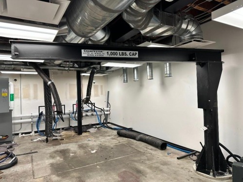 CraneVeyor 1,000 Lbs. Capacity 13' Span Jib Crane